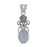 925 Sterling Silver Rose Quartz Pendant