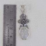 925 Sterling Silver Rose Quartz Pendant