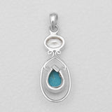Mexican Turquoise Silver Pendants