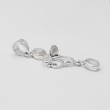 Rainbow Moonstone Silver Pendants