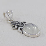 925 Sterling Silver Rose Quartz Pendant