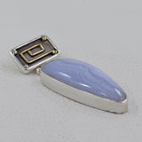 925 Sterling Silver Morado Opal Pendant