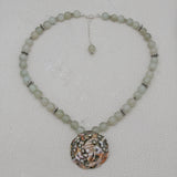 Green Amethyst & Ocean Jasper Beads Nacklaces