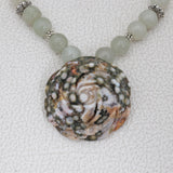 Green Amethyst & Ocean Jasper Beads Nacklaces