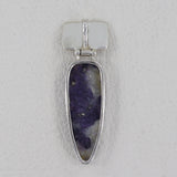 925 Sterling Silver Morado Opal Pendant