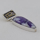 925 Sterling Silver Morado Opal Pendant