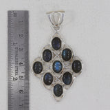 925 Sterling Silver Larimar Pendant