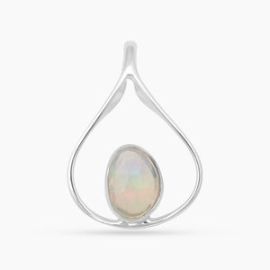 Ethiopian Opal Silver Pendants