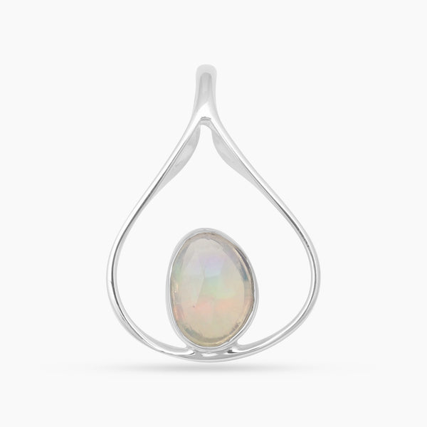 Ethiopian Opal Silver Pendants