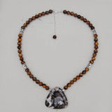 Agate & Tiger Eye Beads Necklace