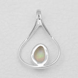 Ethiopian Opal Silver Pendants