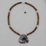 Agate & Tiger Eye Beads Necklace