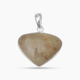 Rutilated Quartz Silver Pendants