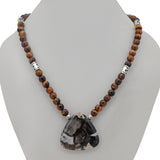 Agate & Tiger Eye Beads Necklace