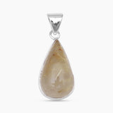 Rutilated Quartz Silver Pendants