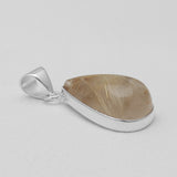 Rutilated Quartz Silver Pendants