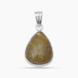 Rutilated Quartz Silver Pendants
