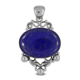 Lapis Lazuli 925 Sterling Silver Pendant