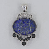 Lapis Lazuli 925 Sterling Silver Pendant