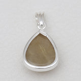 Rutilated Quartz Silver Pendants