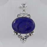 Lapis Lazuli 925 Sterling Silver Pendant