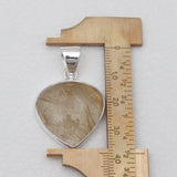 Rutilated Quartz Silver Pendants