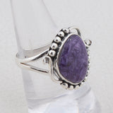 Charoite Designer Pendant Set 925 Sterling Silver Jewelry