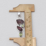 925 Sterling Silver Garnet Pendants