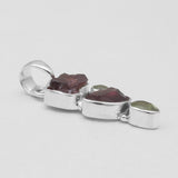 925 Sterling Silver Garnet Pendants