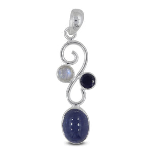 925 Sterling Silver Tanzanite Pendant