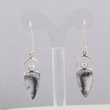 Natural Dendritic Opal Gemstone Jewelry Set