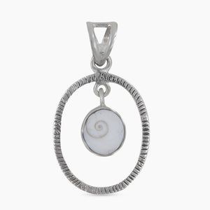 925 Silver Natural Shiva Eye Pendants
