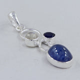 925 Starling Silver Tanzanite Pendant