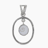 925 Silver Natural Shiva Eye Pendants