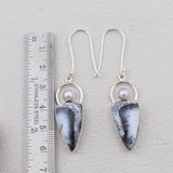 Natural Dendritic Opal Gemstone Jewelry Set