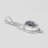 Dendritic Opal Silver Pendants