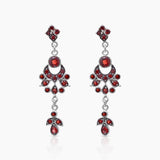 925 Sterling Silver Iolite Drop Earrings