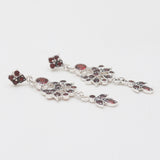 925 Sterling Silver Iolite Drop Earrings