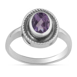 925 Starling Silver Amethyst Ring