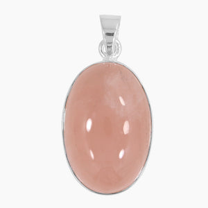 925 Sterling Silver Rose Quartz Pendants