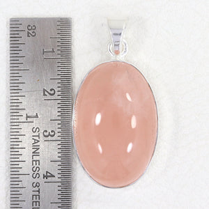 925 Sterling Silver Rose Quartz Pendants