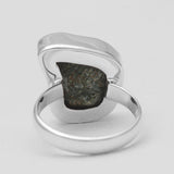 Coconut Druzy Silver Rings