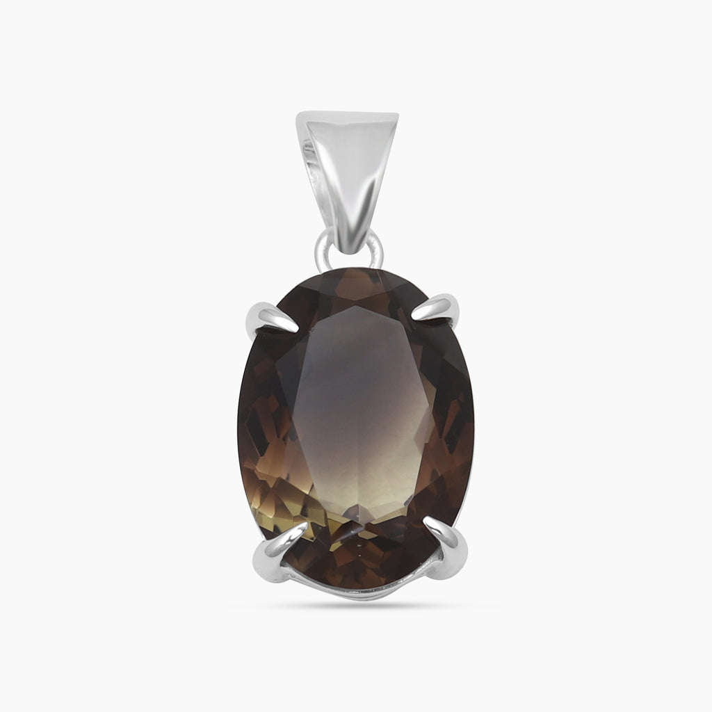 925 Sterling Silve Smoky Quartz Pendants