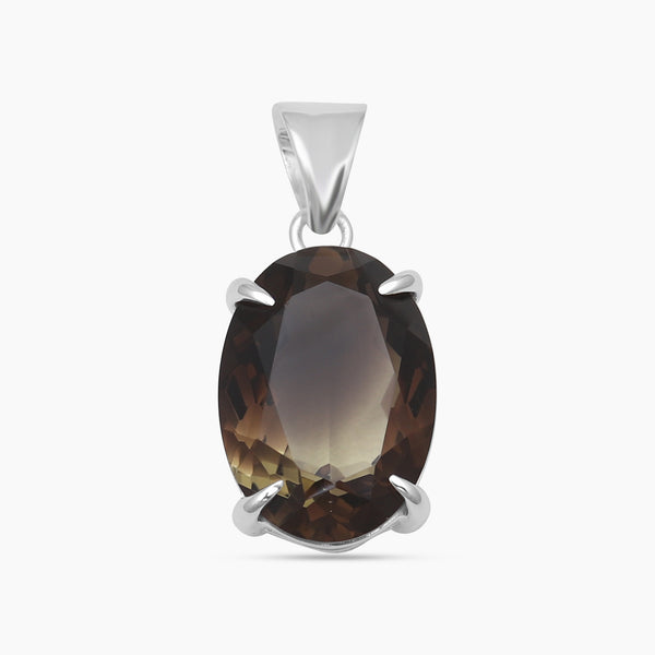925 Sterling Silve Smoky Quartz Pendants