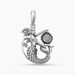 Rainbow Moonstone Silver Pendants