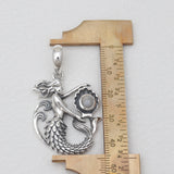 Rainbow Moonstone Silver Pendants