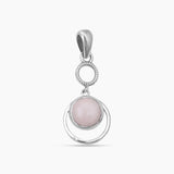 Pink Opal Silver Pendants