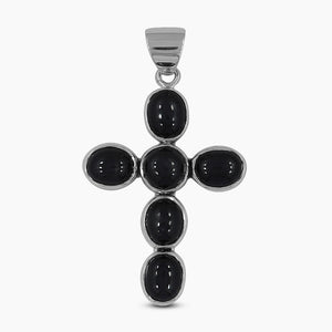 925 Sterling Silver Black Star Pendants