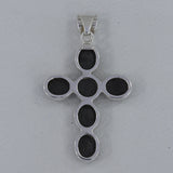 Black Star Gemstone 925 Sterling Silver Pendant