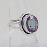 Mystic Quartz Silver Ring